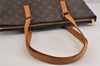 Authentic Louis Vuitton Monogram Cabas Mezzo Shoulder Tote Bag M51151 LV 2112J