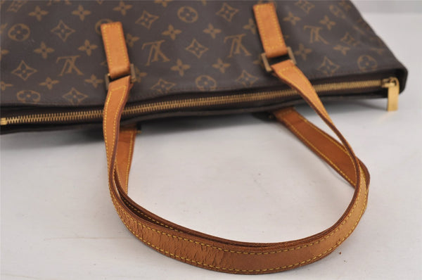 Authentic Louis Vuitton Monogram Cabas Mezzo Shoulder Tote Bag M51151 LV 2112J
