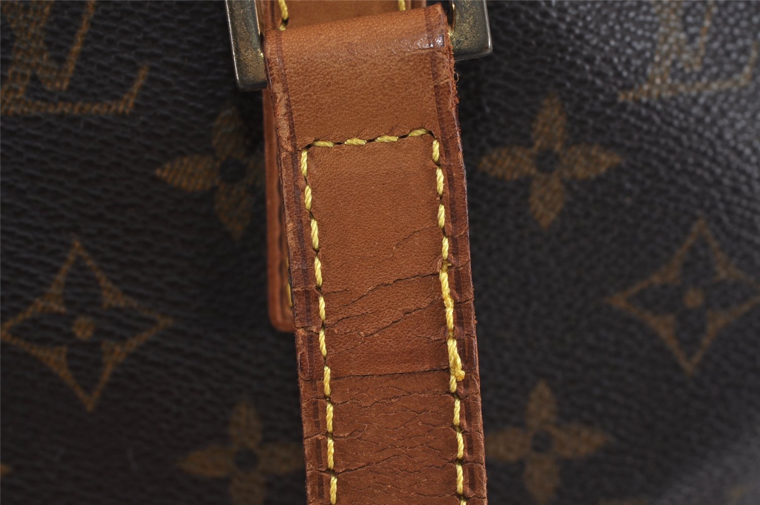 Authentic Louis Vuitton Monogram Cabas Mezzo Shoulder Tote Bag M51151 LV 2112J