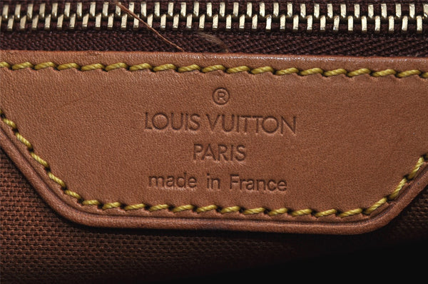 Authentic Louis Vuitton Monogram Cabas Mezzo Shoulder Tote Bag M51151 LV 2112J