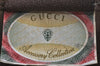 Authentic GUCCI Web Sherry Line Shoulder Tote Bag GG PVC Leather Brown 2113I