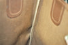 Authentic GUCCI Web Sherry Line Shoulder Tote Bag GG PVC Leather Brown 2113I