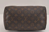 Authentic Louis Vuitton Monogram Speedy 25 Boston Hand Bag M41528 LV 2113J