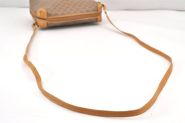Authentic GUCCI Micro GG PVC Leather Shoulder Cross Body Bag Brown Junk 2113K