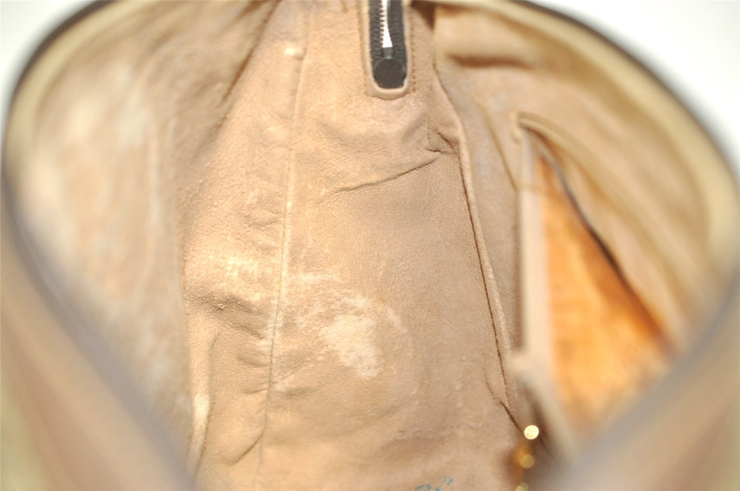 Authentic GUCCI Vintage 2Way Shoulder Hand Tote Bag GG PVC Leather Brown 2114I