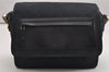 Authentic GUCCI Sherry Line Shoulder Cross Bag GG Canvas Leather Black 2114K