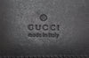 Authentic GUCCI Sherry Line Shoulder Cross Bag GG Canvas Leather Black 2114K