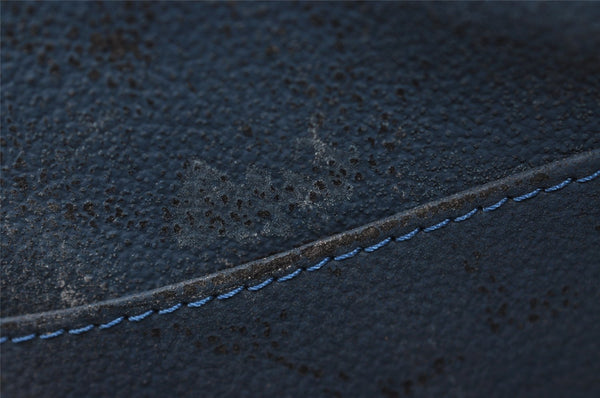 Authentic Louis Vuitton Epi Dauphine GM Cosmetic Pouch Blue M48435 LV 2116I