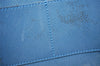 Authentic Louis Vuitton Epi Dauphine GM Cosmetic Pouch Blue M48435 LV 2116I
