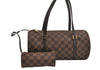 Authentic Louis Vuitton Damier Papillon 30 Hand Bag Purse N51303 LV 2117J