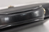 Authentic Burberrys Vintage Leather 2Way Shoulder Hand Bag Purse Black 2117K