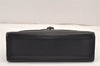 Authentic Burberrys Vintage Leather 2Way Shoulder Hand Bag Purse Black 2117K