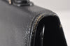 Authentic Burberrys Vintage Leather 2Way Shoulder Hand Bag Purse Black 2117K