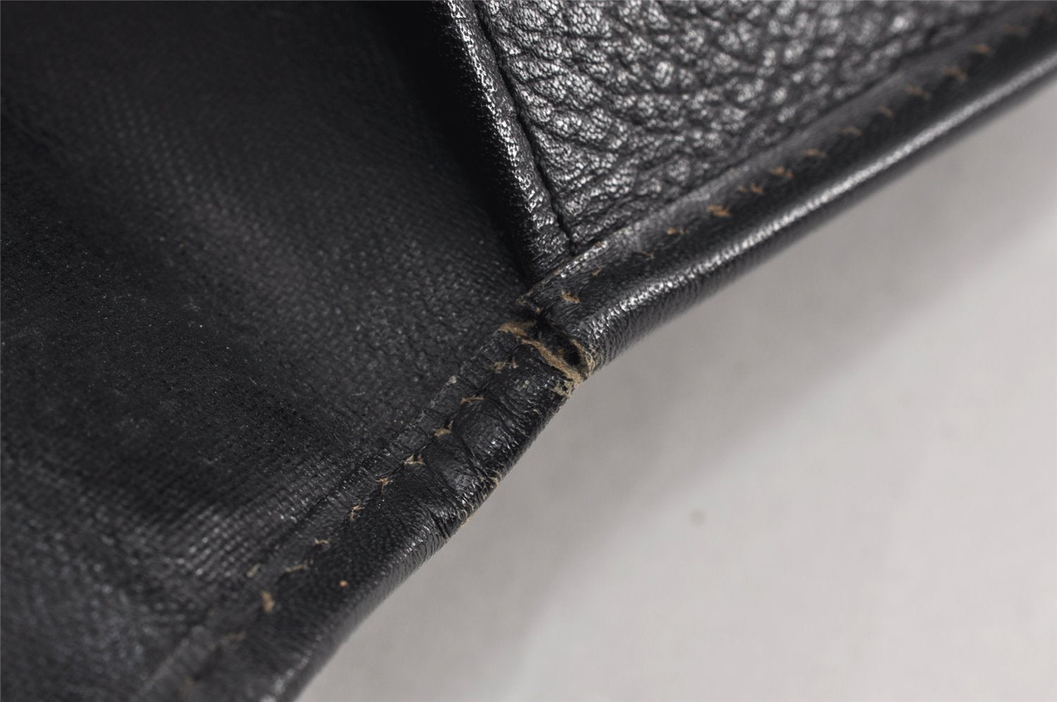 Authentic Burberrys Vintage Leather 2Way Shoulder Hand Bag Purse Black 2117K
