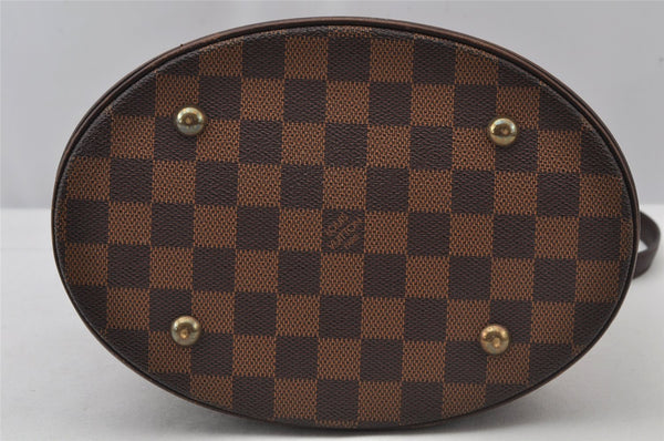 Authentic Louis Vuitton Damier Marais Bucket Shoulder Tote Bag N42240 LV 2118J