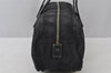 Authentic CHANEL New Travel Line Shoulder Hand Bag Nylon Leather Black 2120J