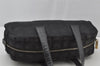 Authentic CHANEL New Travel Line Shoulder Hand Bag Nylon Leather Black 2120J