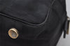 Authentic CHANEL New Travel Line Shoulder Hand Bag Nylon Leather Black 2120J