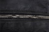 Authentic CHANEL New Travel Line Shoulder Hand Bag Nylon Leather Black 2120J