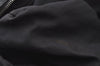 Authentic CHANEL New Travel Line Shoulder Hand Bag Nylon Leather Black 2120J