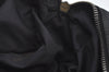 Authentic CHANEL New Travel Line Shoulder Hand Bag Nylon Leather Black 2120J
