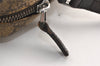 Authentic GUCCI Clutch Hand Bag Purse GG PVC Leather 73956 Brown Junk 2120K