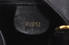 Authentic GUCCI Bamboo 2Way Shoulder Hand Bag Leather Black Junk 2121I