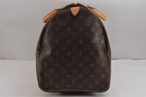 Authentic Louis Vuitton Monogram Keepall 55 Travel Boston Bag M41424 LV 2121J