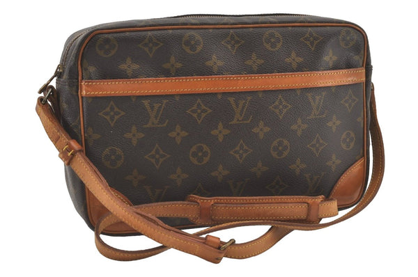 Authentic Louis Vuitton Monogram Trocadero 30 Shoulder Cross Bag M51272 LV 2122J