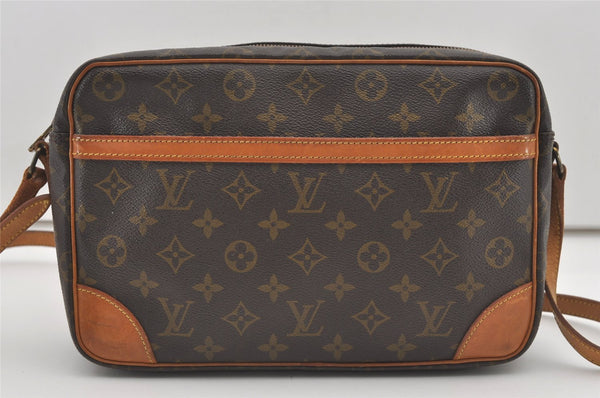 Authentic Louis Vuitton Monogram Trocadero 30 Shoulder Cross Bag M51272 LV 2122J