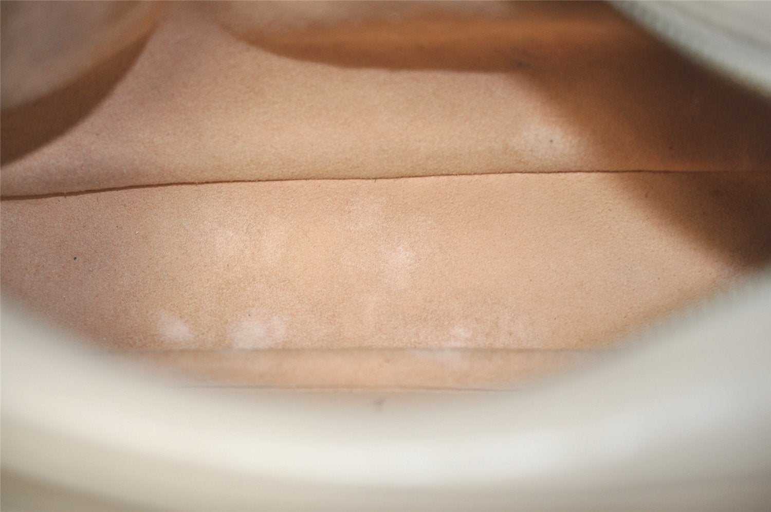 Authentic GUCCI GG Marmont Chain Shoulder Cross Body Bag Leather White 2123I