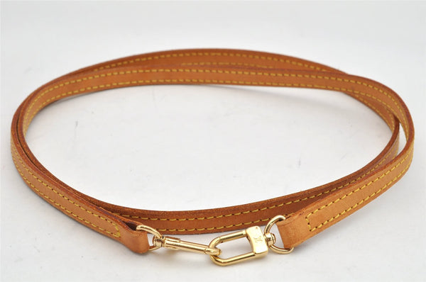 Authentic Louis Vuitton Leather Shoulder Strap Beige 45.7" LV 2123K