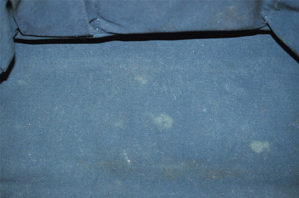 Authentic Louis Vuitton Monogram Mini Josephine GM Hand Bag Navy M92411 LV 2124I