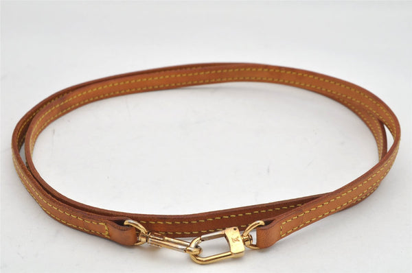 Authentic Louis Vuitton Leather Shoulder Strap Beige 46.1" LV 2124K