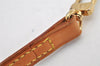 Authentic Louis Vuitton Leather Shoulder Strap Beige 46.1" LV 2125K