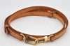 Authentic Louis Vuitton Leather Shoulder Strap Beige 41.5-48.6" LV 2126K