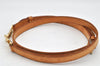 Authentic Louis Vuitton Leather Shoulder Strap Beige 41.5-48.6" LV 2126K