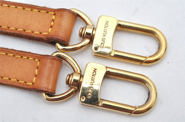Authentic Louis Vuitton Leather Shoulder Strap Beige 41.5-48.6" LV 2126K