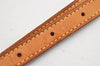 Authentic Louis Vuitton Leather Shoulder Strap Beige 41.5-48.6" LV 2126K
