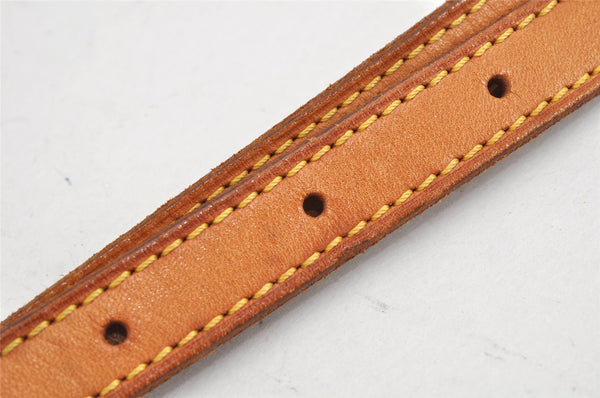 Authentic Louis Vuitton Leather Shoulder Strap Beige 41.5-48.6" LV 2126K