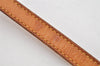 Authentic Louis Vuitton Leather Shoulder Strap Beige 41.5-48.6" LV 2126K