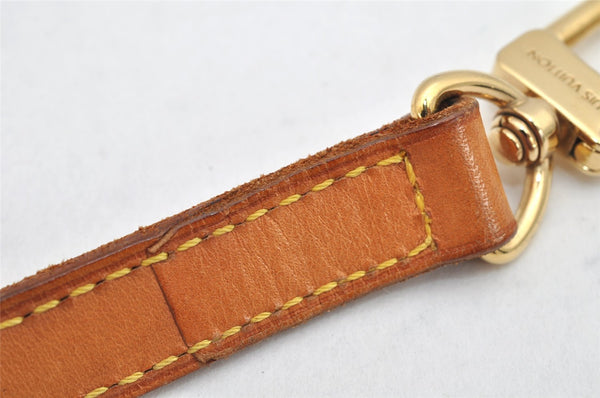 Authentic Louis Vuitton Leather Shoulder Strap Beige 41.5-48.6" LV 2126K