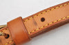 Authentic Louis Vuitton Leather Shoulder Strap Beige 41.5-48.6" LV 2126K
