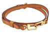 Authentic Louis Vuitton Leather Shoulder Strap Beige 33.7-38.6" LV 2128K