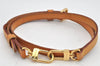 Authentic Louis Vuitton Leather Shoulder Strap Beige 33.7-38.6" LV 2128K