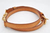 Authentic Louis Vuitton Leather Shoulder Strap Beige 33.7-38.6" LV 2128K