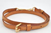 Authentic Louis Vuitton Leather Shoulder Strap Beige 33.7-38.6" LV 2128K
