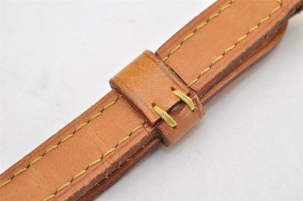 Authentic Louis Vuitton Leather Shoulder Strap Beige 33.7-38.6" LV 2128K