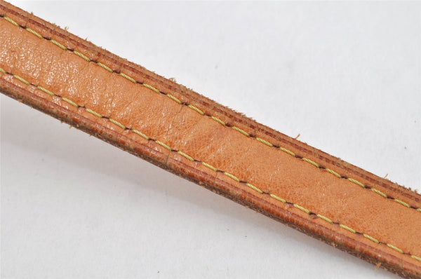 Authentic Louis Vuitton Leather Shoulder Strap Beige 33.7-38.6" LV 2128K