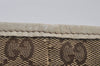 Authentic GUCCI Web Sherry Line Tote Bag GG Canvas Leather 139261 Brown 2130I